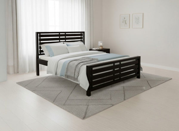 Narford Bed in Black Ash Finish