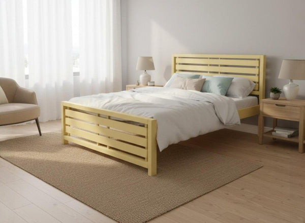 Narford Bed in Dayroom Yellow Finish