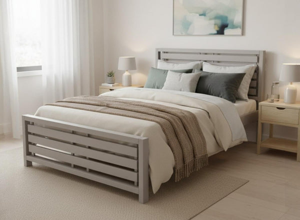 Narford Bed in Dovetail Grey Finish