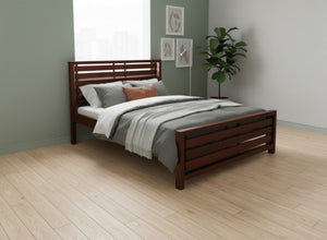 Narford Bed in Mahogany Finish