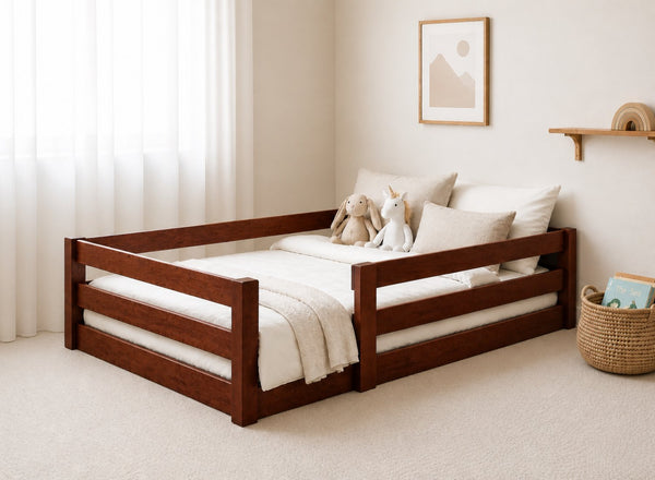Necton Mahogany Toddler Floor Bed