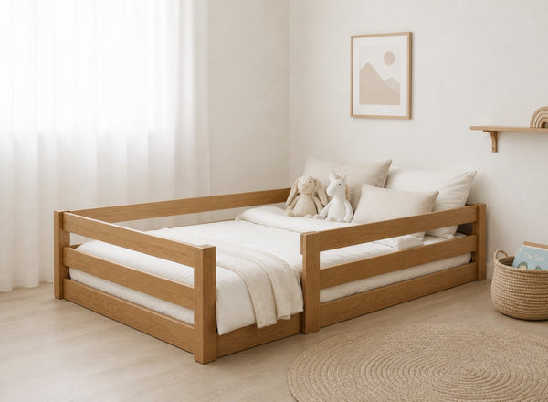 Necton Oak Stain Toddler Floor Bed