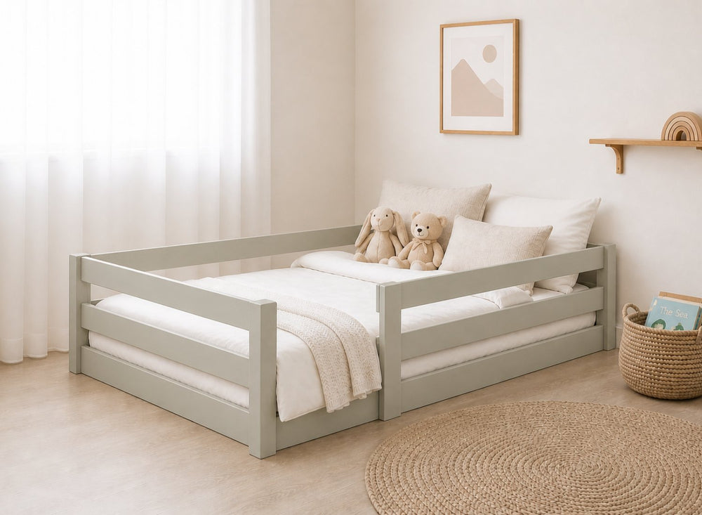 Necton Oak Stain Toddler Floor Bed