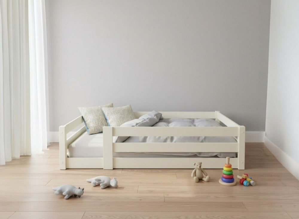 Necton Toddler Floor Bed in Oak Finish