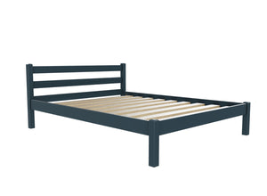 Newport Wooden Bed Finished in Painted Hague Blue