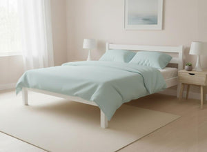 Newport Bed in All White Finish