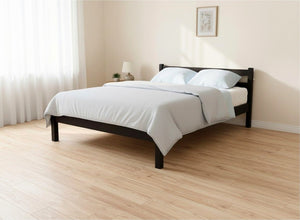 Newport Wooden Bed in Black Ash Finish