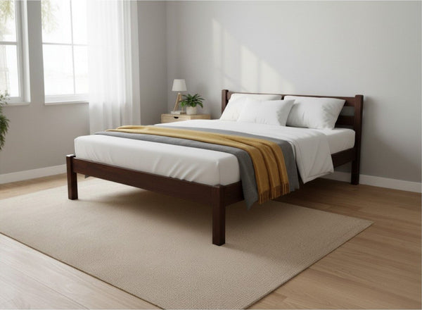 Newport Wooden Bed in Chocolate Finish