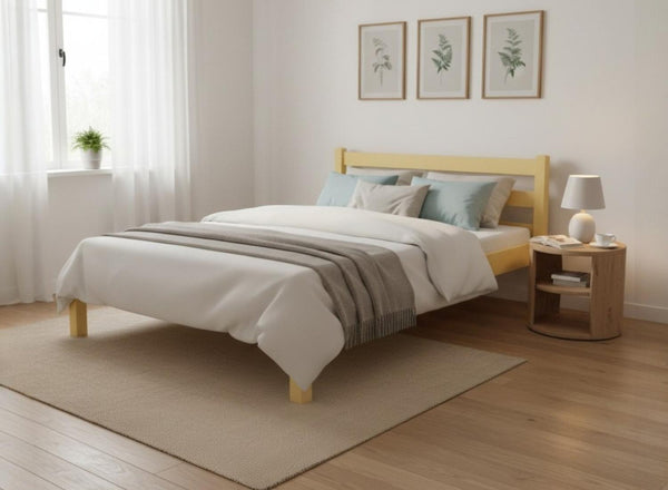 Newport Bed in Dayroom Yellow Finish