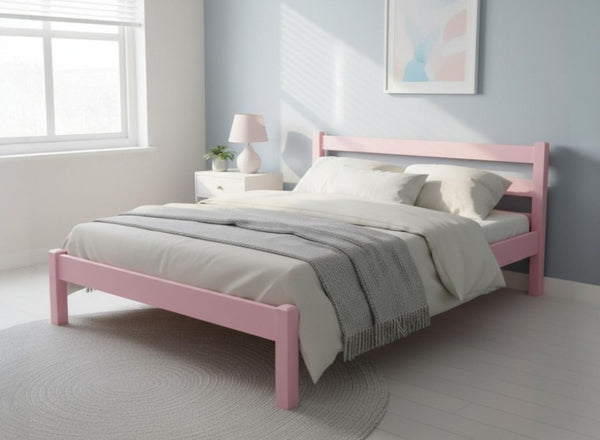 Newport Bed in Nancy's Blushes Pink Finish
