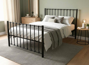 Norfolk Bed in Black Finish (High End)