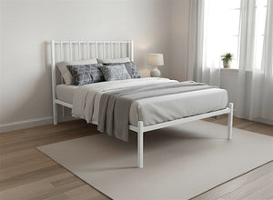 Norfolk Bed in Painted White Finish (Low End)