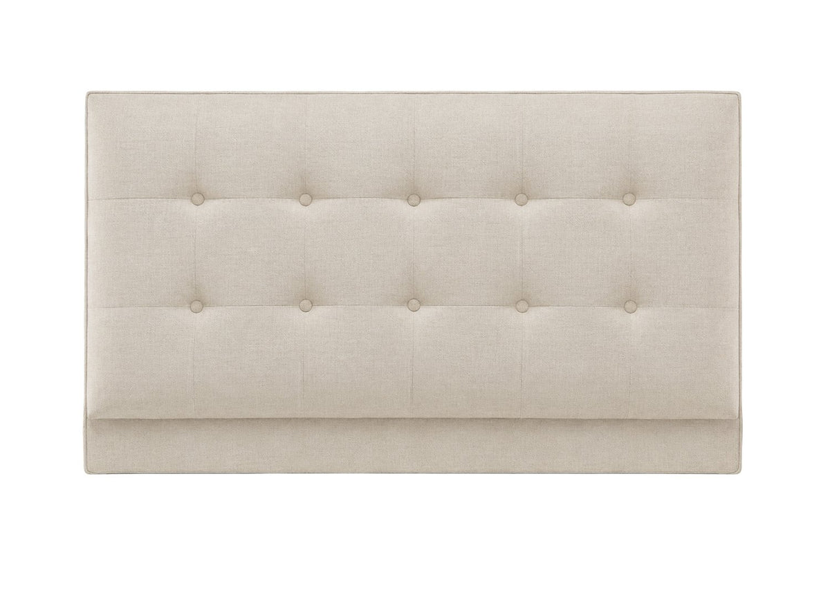 Orchid Headboard in Flat Weave Putty Cream