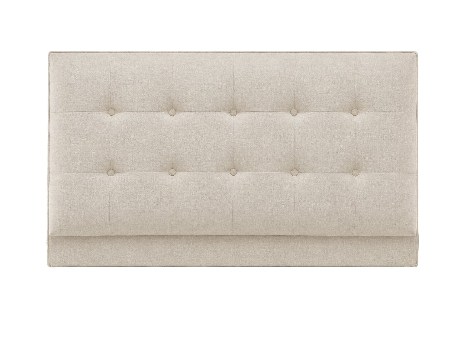 Orchid Headboard in Flat Weave Putty Cream