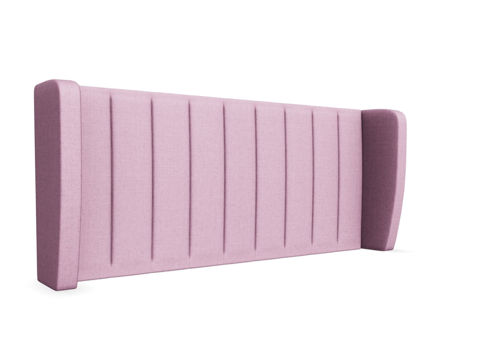 Dahlia Winged Headboard Finished in Moda Rose Pink