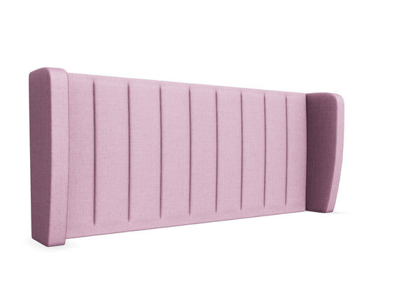 Dahlia Winged Headboard Finished in Moda Rose Pink