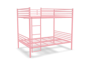 Metal Quad Bunk Bed Finished in Painted Pink
