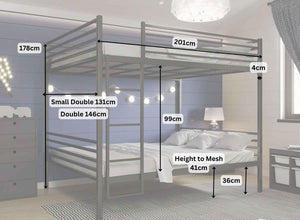 Quad Bunk Bed Dimensions