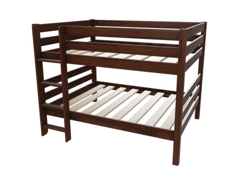 Quad Bunk Bed in Chocolate Brown