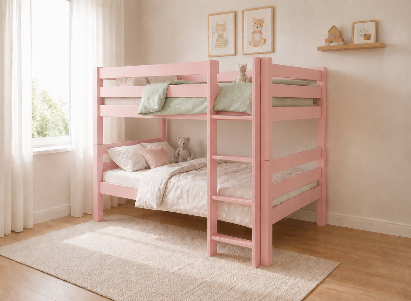 Keswick Wooden Quad Bunk