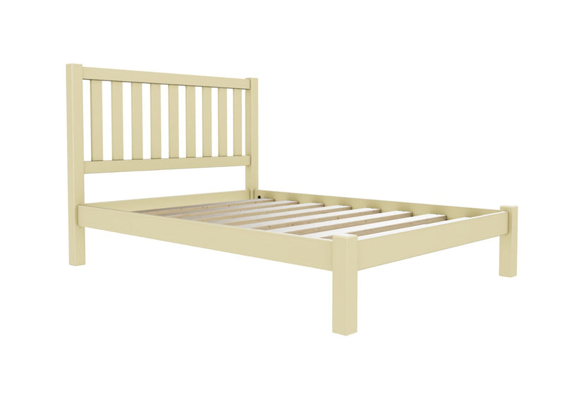 Shelton Low End Oak Bed Finished in Painted Dayroom Yellow