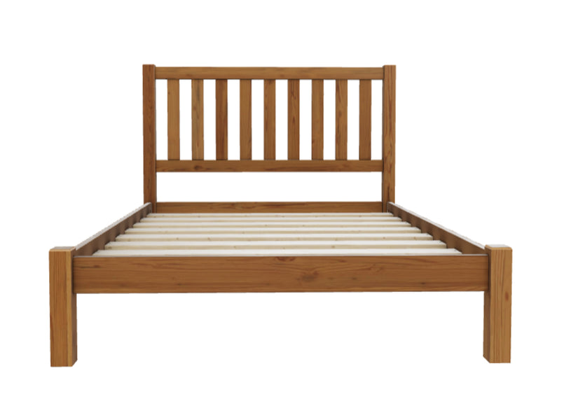 Shelton Low Bed in Antique Wax