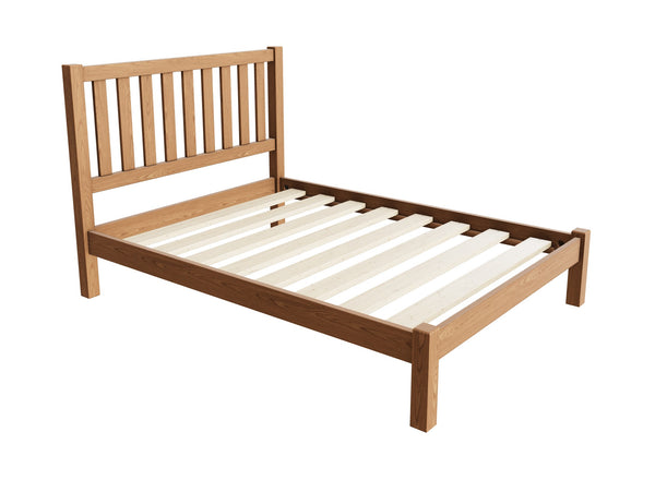 Shelton Solid Oak Bed in Low End 