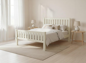 Shelton Bed in James White Finish (High End)