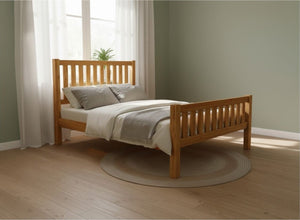 Shelton Wooden Bed High End in Antique Finish