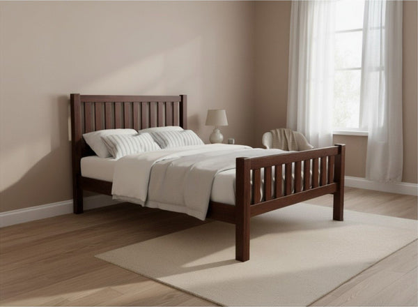Shelton Bed in Chocolate Finish (High End)
