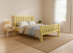 Shelton Bed in Dayroom Yellow Finish (High End)