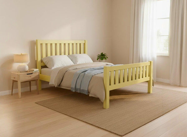 Shelton Bed in Dayroom Yellow Finish (High End)