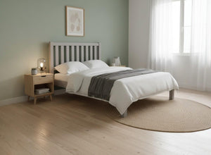 Shelton Bed in Dovetail Grey Finish (Low End)