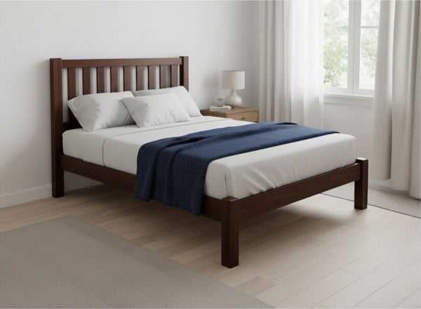 Shelton Bed in Chocolate Finish (Low End)