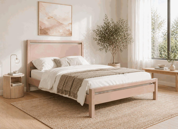 Shernborne Pink Wooden Bed Frame - Nancy's Blushes