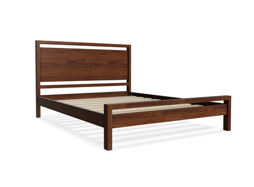 Shernborne Wooden Bed Frame Finished in Chocolate Brown Stain
