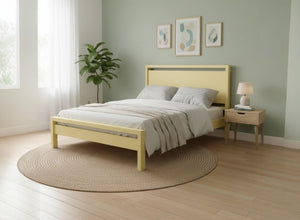 Shernbourne Bed in Dayroom Yellow Finish