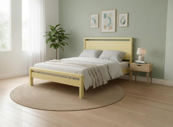 Shernbourne Bed in Dayroom Yellow Finish