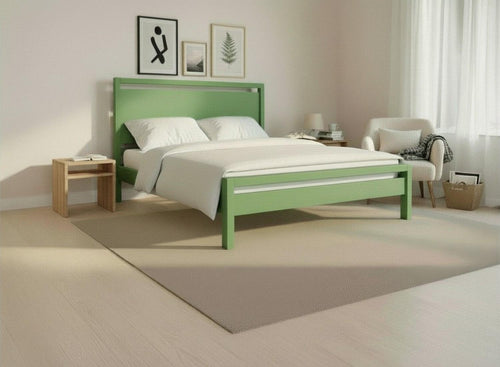 Shernbourne Bed in Emerald Green Finish