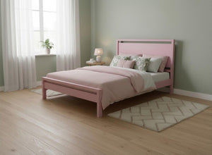 Shernbourne Bed in Nancy's Blushes Pink Finish