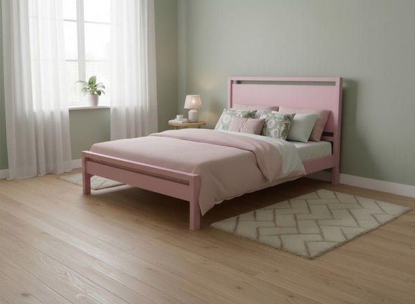 Shernbourne Bed in Nancy's Blushes Pink Finish