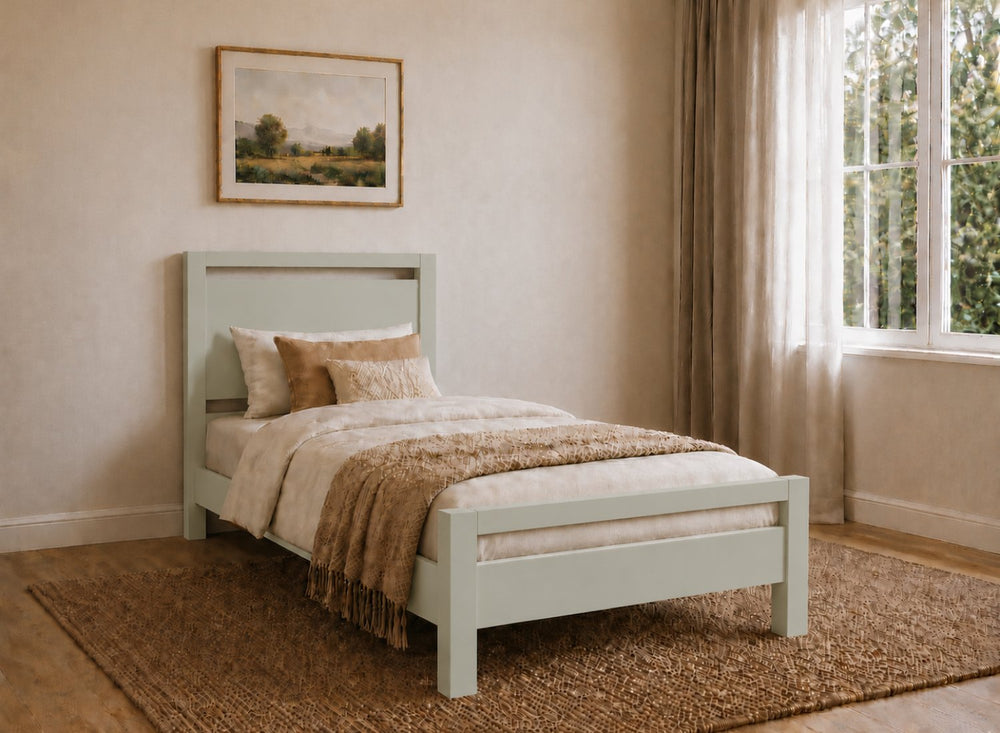 Shernborne Grey Wooden Bed Frame - Dove Tale Grey