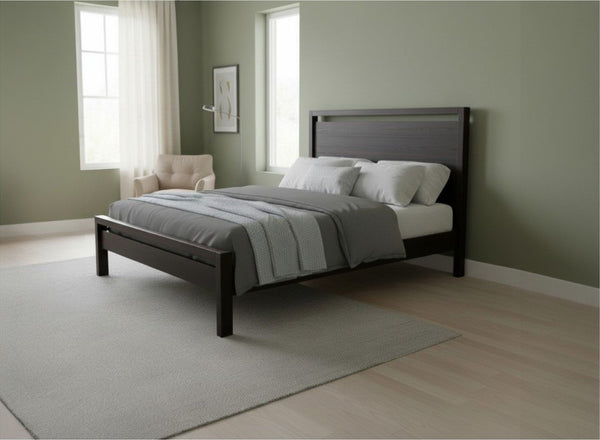 Shernbourne Bed in Black Ash Finish