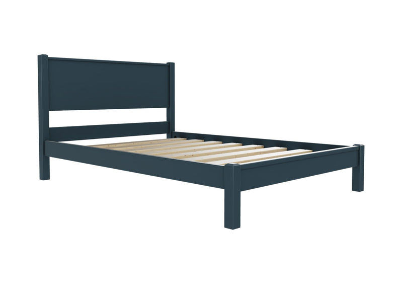 Shouldham Low End Bed Finished in Painted Hague Blue