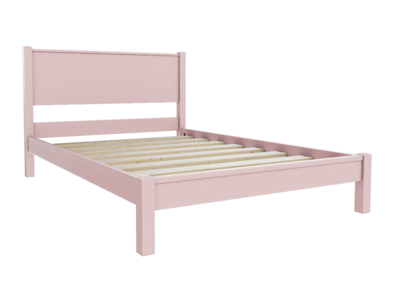 Shouldham Wooden Bed (Low) in Nancys Blushes