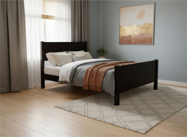Shouldham Wooden Bed Frame in Black Ash Finish (High End)