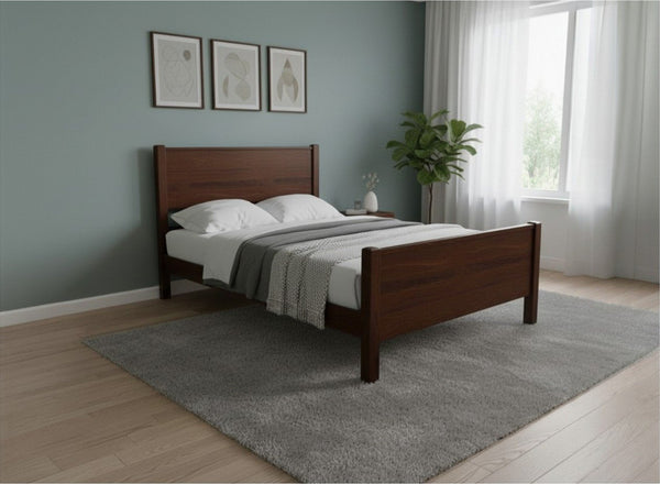 Shouldham Wooden Bed Frame in Chocolate Finish (High End)