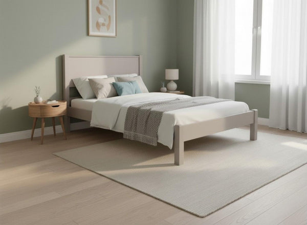 Shouldham Wooden Bed Frame in Dovetail Grey Finish (Low End)