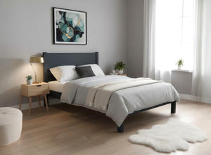 Shouldham Wooden Bed Frame in Hague Blue Finish (Low End)