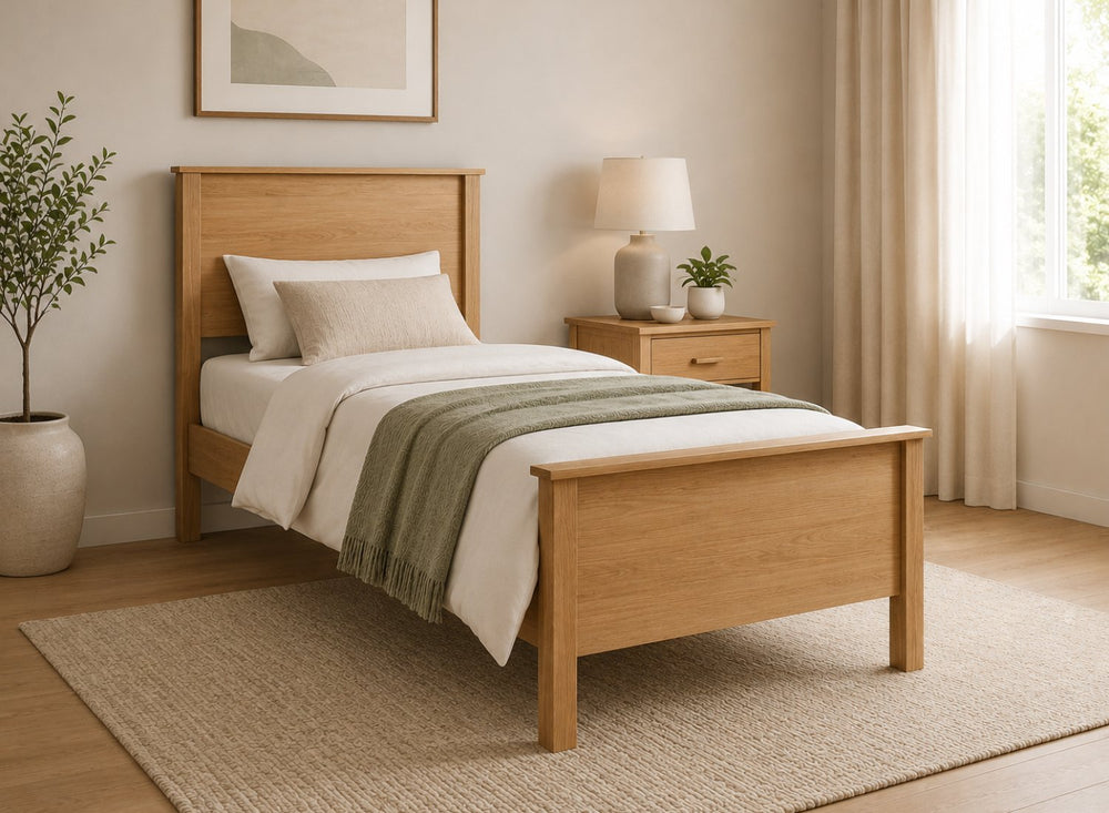 Shouldham Mahogany Wooden Bed in High End Style
